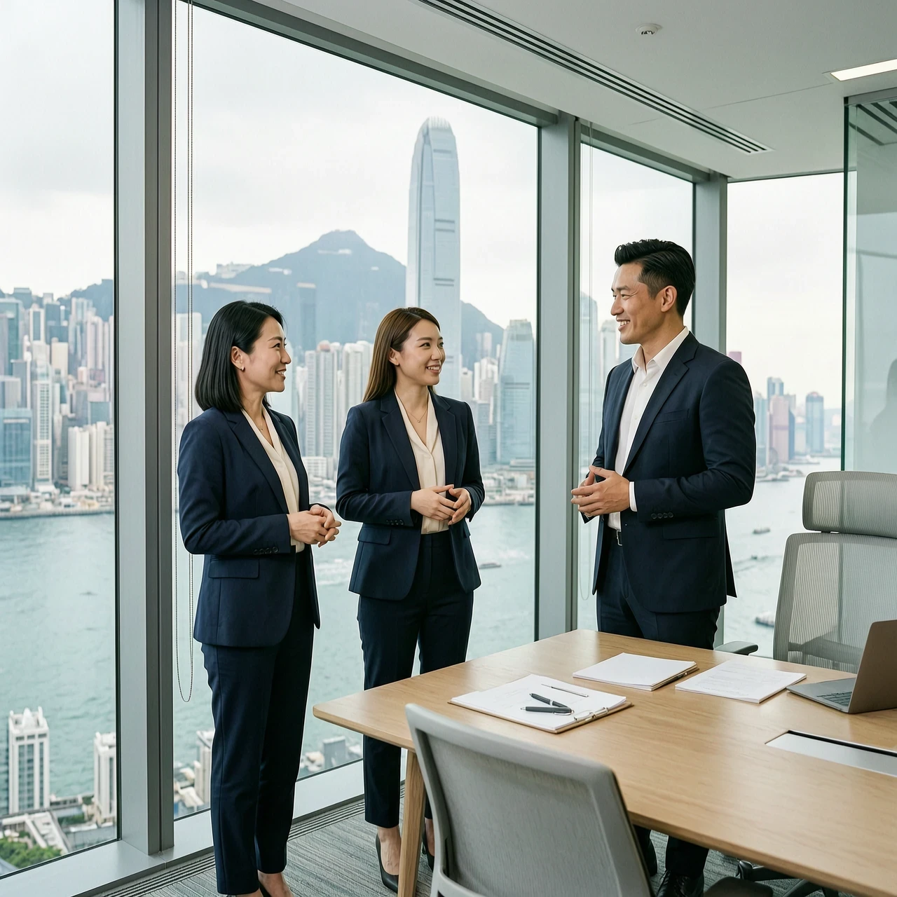 ZikeeAI 香港团队 — 维多利亚港办公室